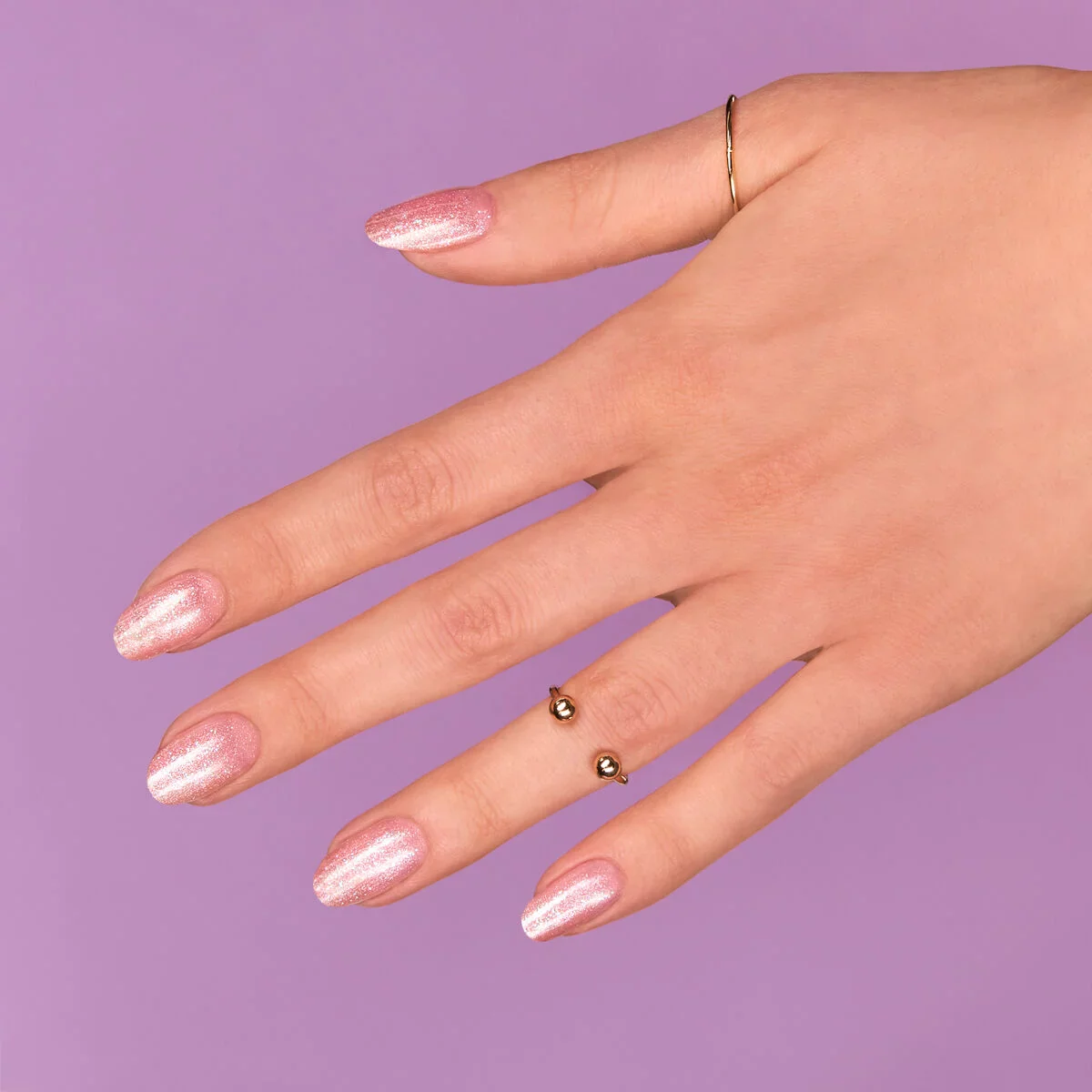 390 Spark of Bare Love - Semilac Soak Off Gel / Hybrid Nail Polish - Image 3