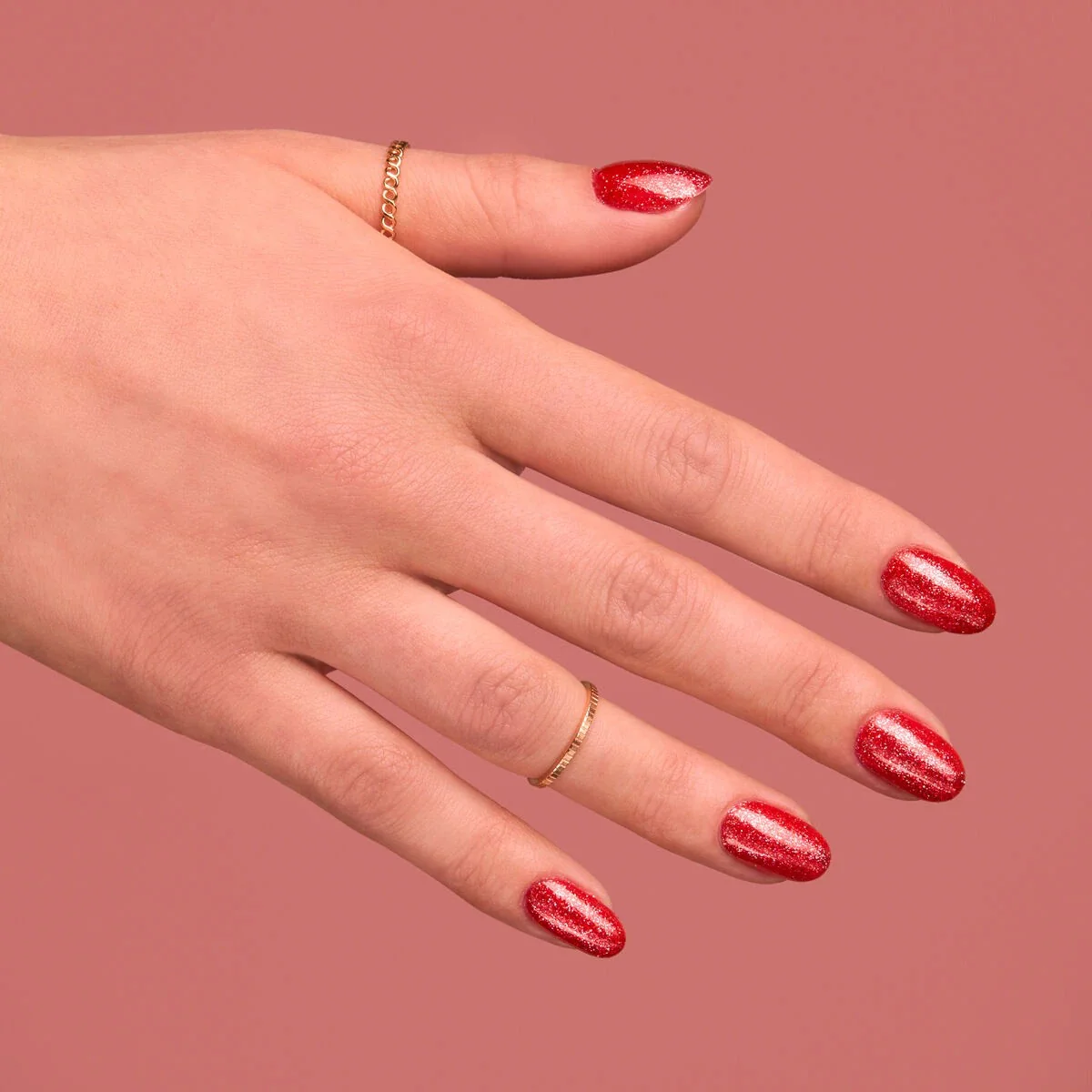 392 RED HEARTBREAKER Semilac Soak Off Gel / Hybrid Nail Polish - Image 4