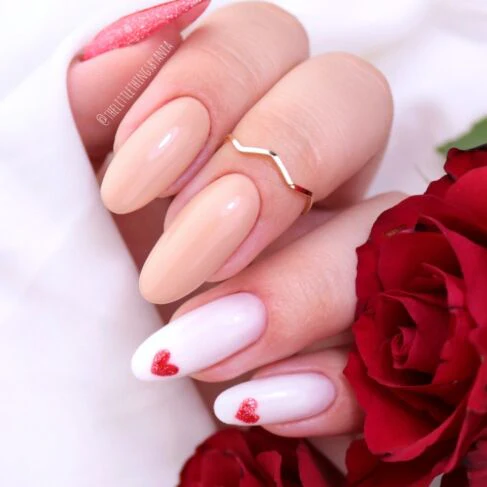 392 RED HEARTBREAKER Semilac Soak Off Gel / Hybrid Nail Polish - Image 8