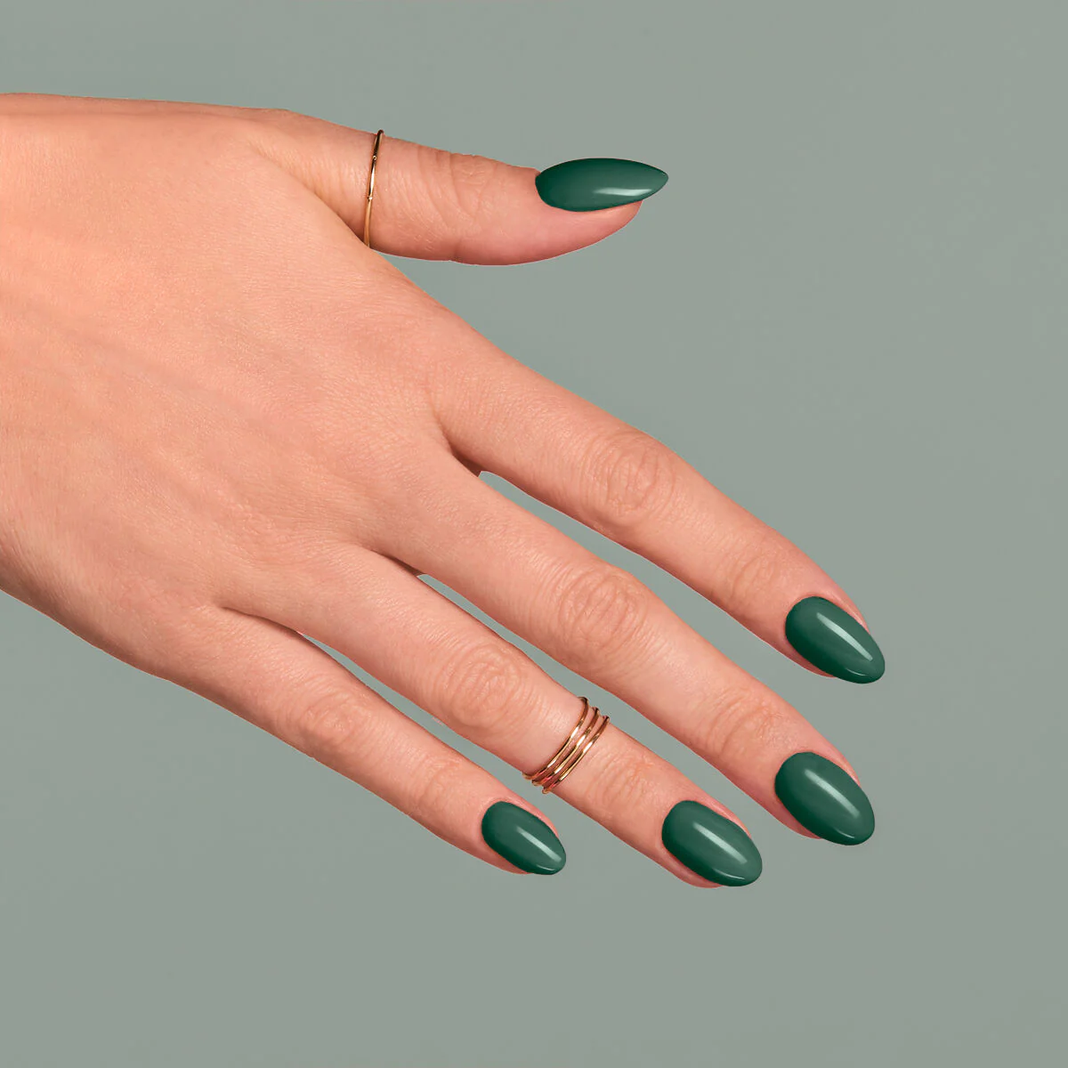 405 Bottled Herbs - Semilac Soak Off Gel / Hybrid Nail Polish - Image 4