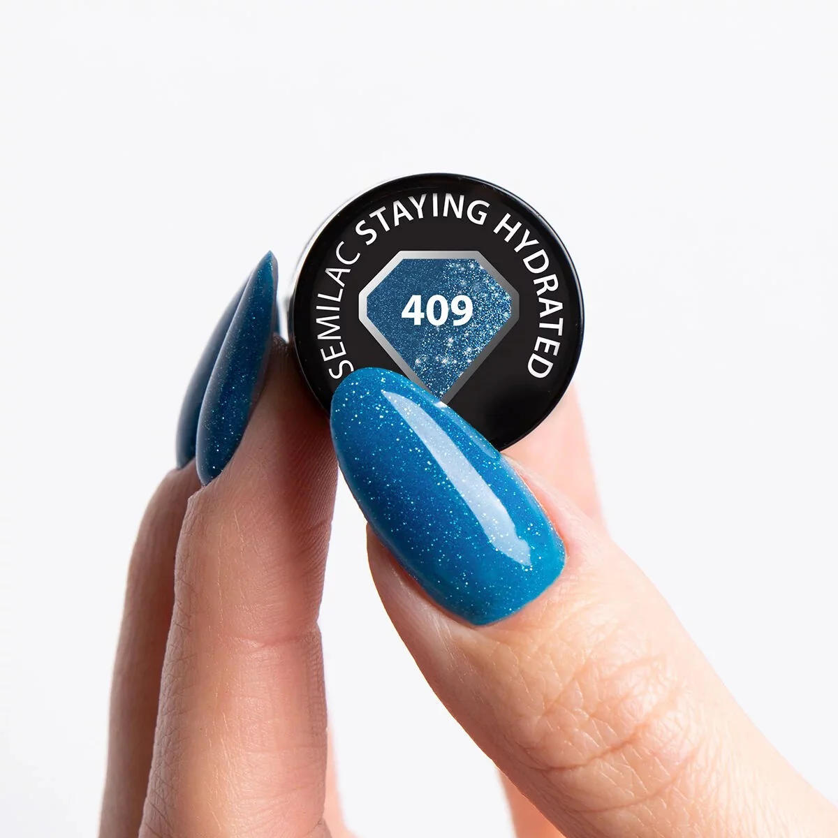 409 Staying Hydrated - Semilac Soak Off Gel / Hybrid Nail Polish - Image 3