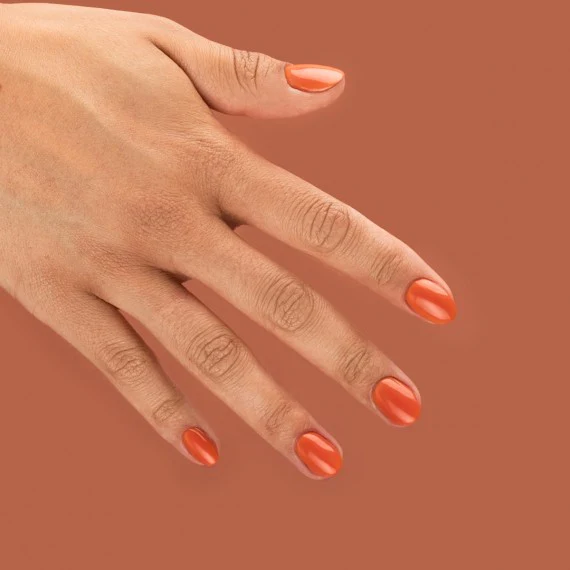 417 SAFARI SUNSET - Semilac Soak Off Gel / Hybrid Nail Polish - Image 3