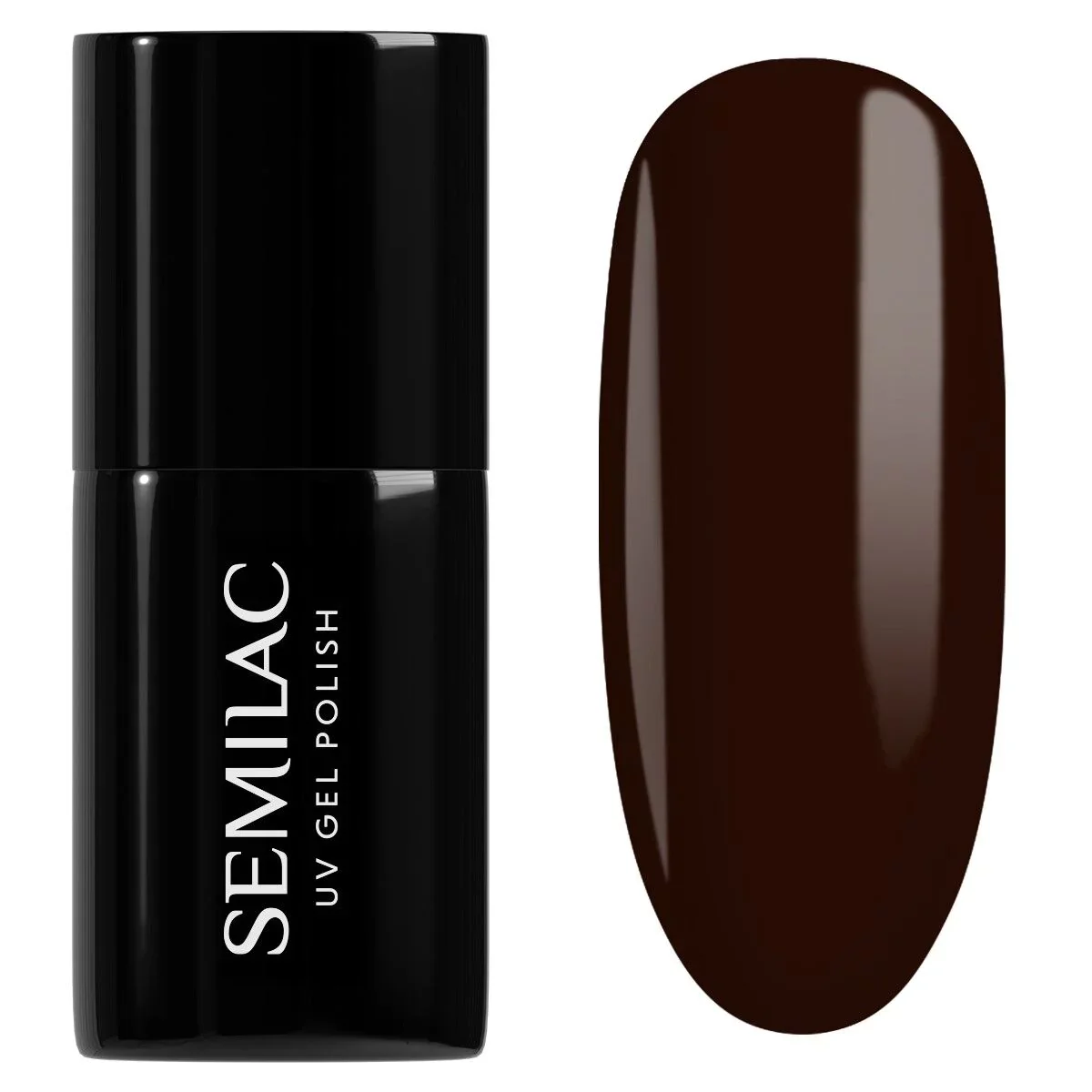 419 Wooden Brown - Semilac Soak Off Gel / Hybrid Nail Polish