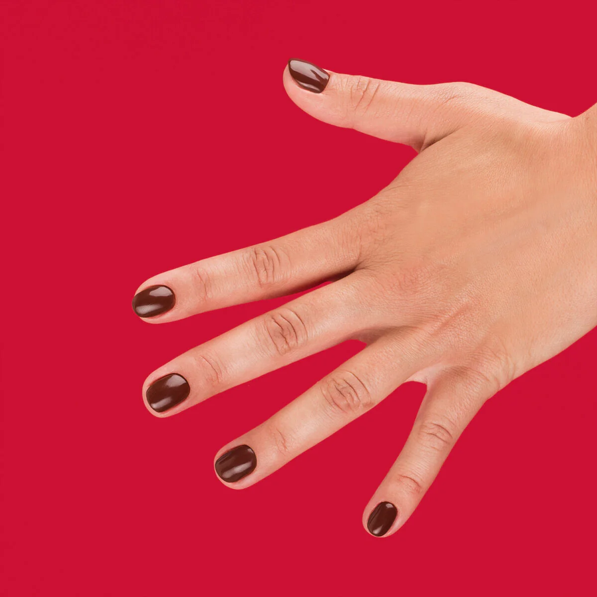 419 Wooden Brown - Semilac Soak Off Gel / Hybrid Nail Polish - Image 4