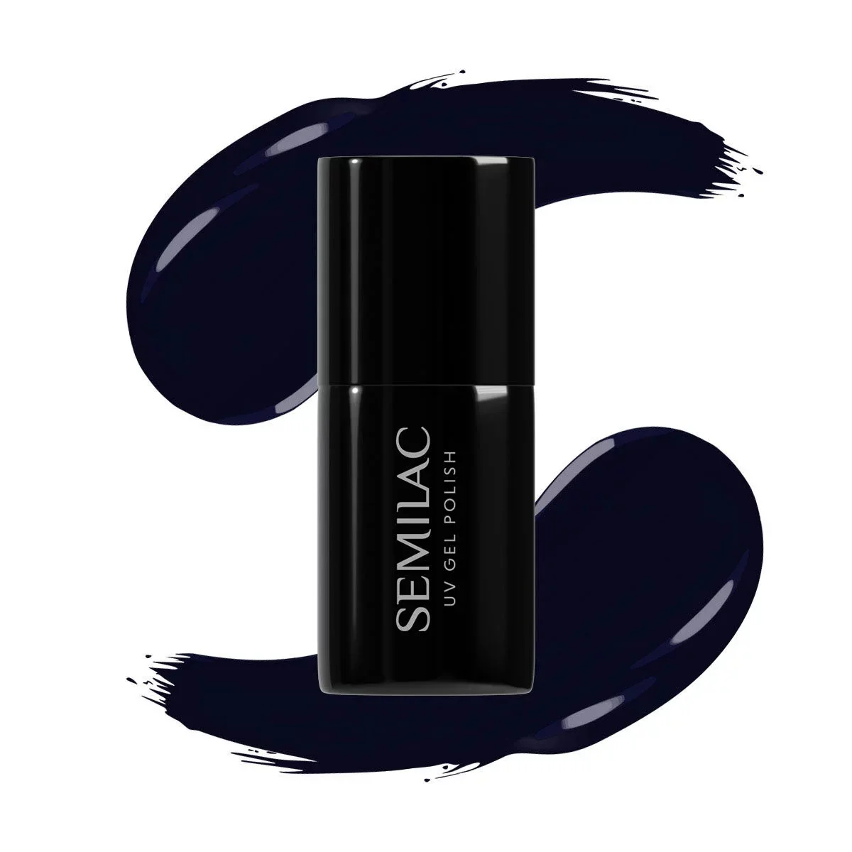 420 Safari Night Blue - Semilac Soak Off Gel / Hybrid Nail Polish - Image 4