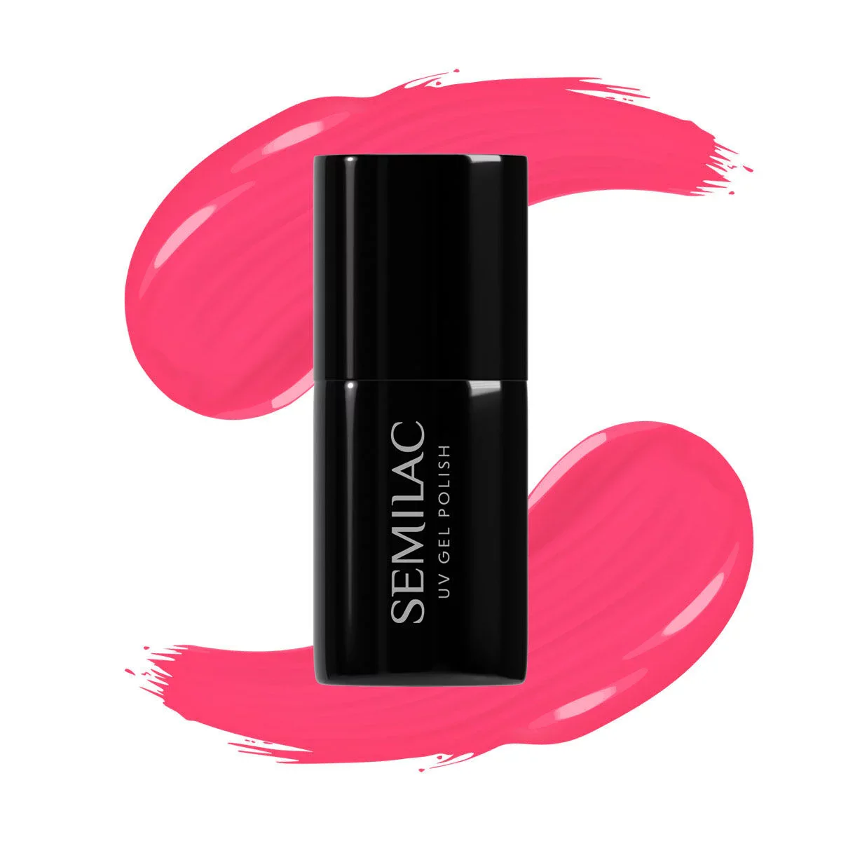 435 Friendly Magenta - Semilac Soak Off Gel / Hybrid Nail Polish - Image 3
