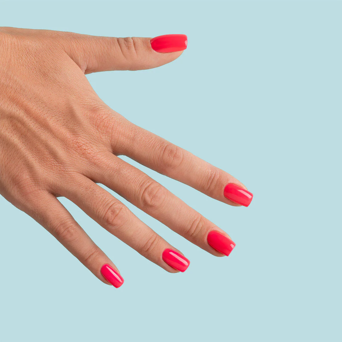 442 Trick or Pink - Semilac Soak Off Gel / Hybrid Nail Polish - Image 4