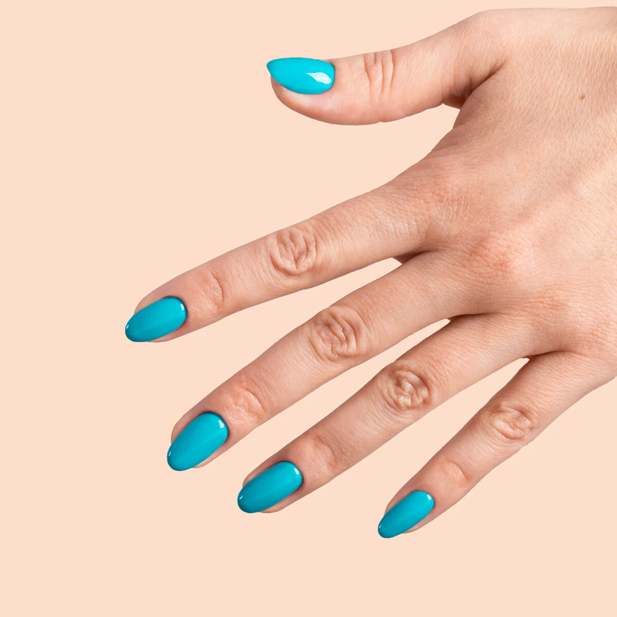 449 Captain’s Blue - Semilac Soak Off Gel / Hybrid Nail Polish - Image 4
