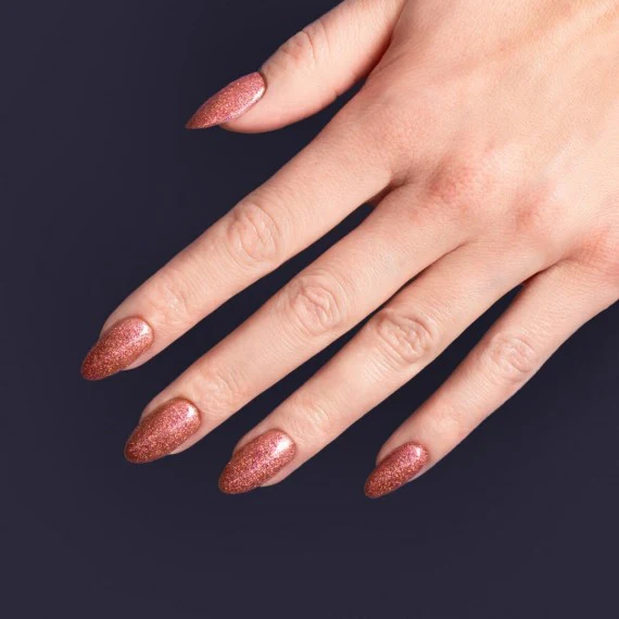458 SPARKLING ROSE - Semilac Hema Free Soak Off Gel / Hybrid Nail Polish - Image 4