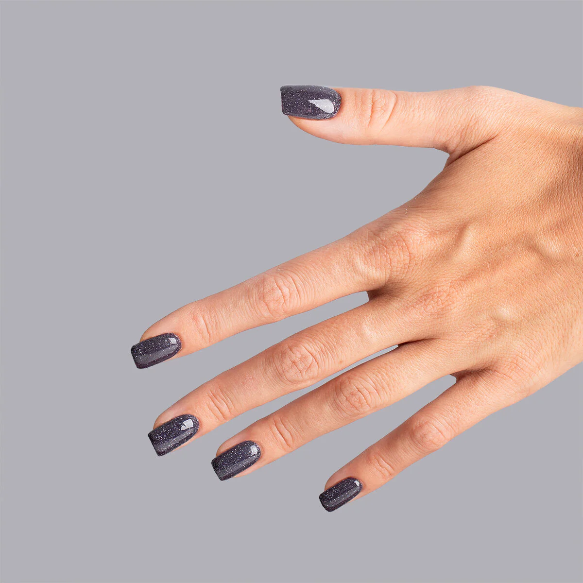 399 Dark & Spark - Semilac Soak Off Gel / Hybrid Nail Polish - Image 3