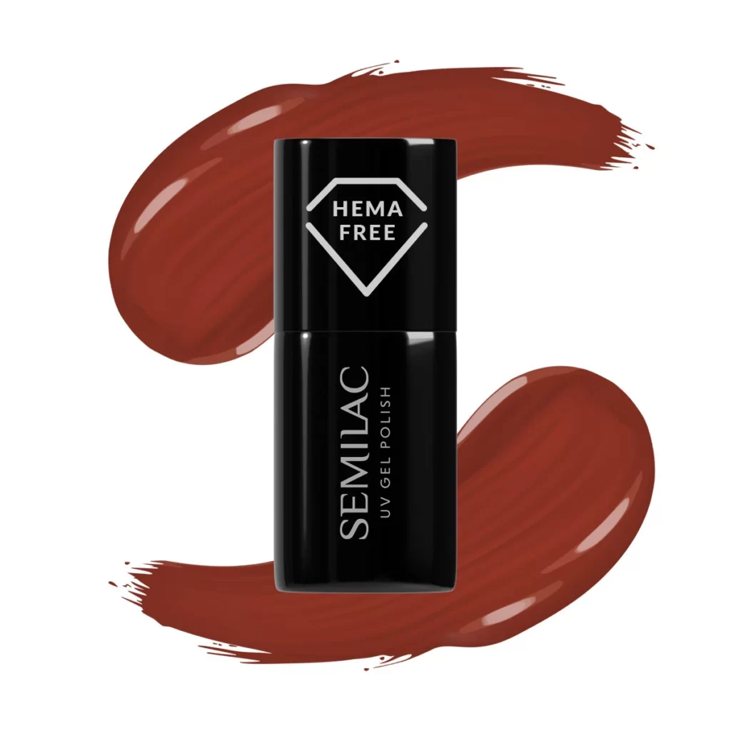 472 BONFIRE SOIREE - Semilac Soak Off Gel / Hybrid Nail Polish - Image 4