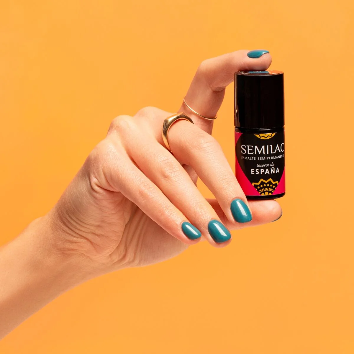 480 Formentera - Semilac Soak Off Gel / Hybrid Nail Polish - Image 4