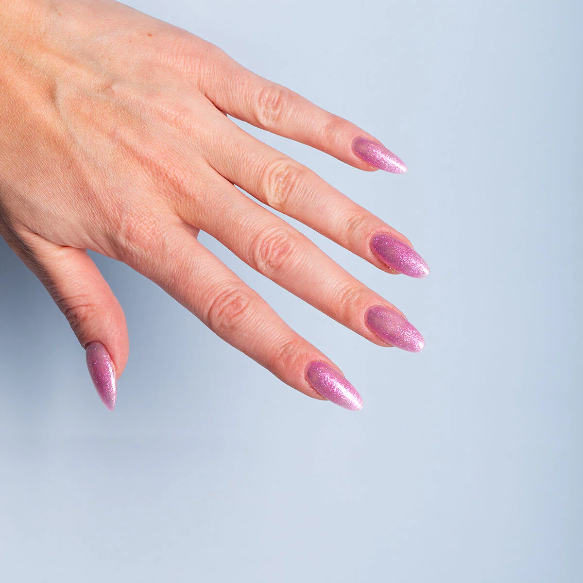 498 Primavera Pink - Semilac Soak Off Gel / Hybrid Nail Polish - Image 3