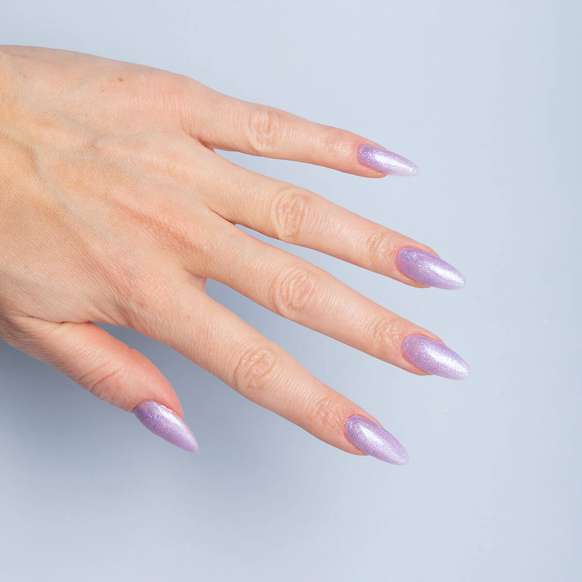 499 Violet Vibes - Semilac Soak Off Gel / Hybrid Nail Polish - Image 3