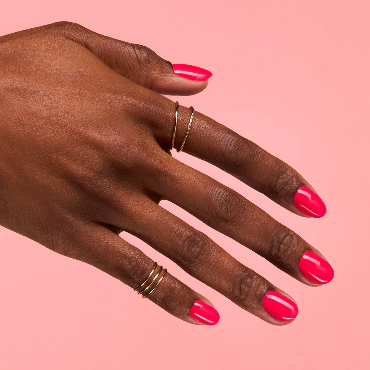 568 NEON RUBY Semilac Soak Off Gel / Hybrid Nail Polish - Image 3