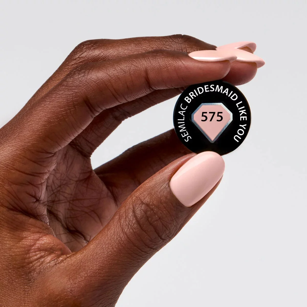 575 Bridesmaid Like You - Semilac Soak Off Gel / Hybrid Nail Polish - Image 3