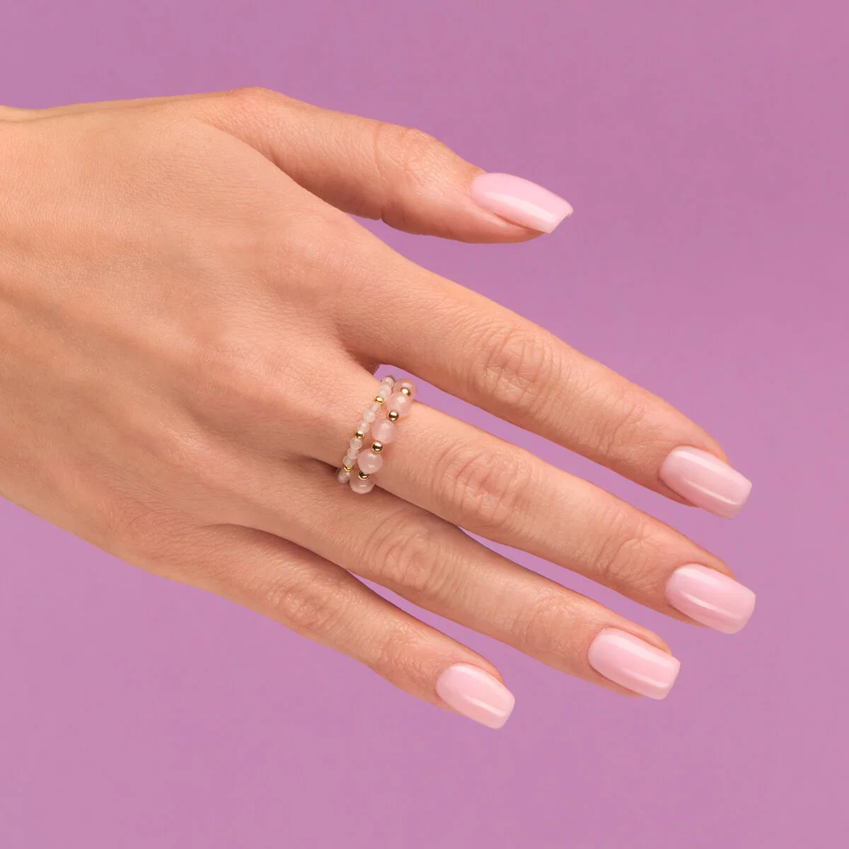582 Natural Rose - Semilac Soak Off Gel / Hybrid Nail Polish - Image 3