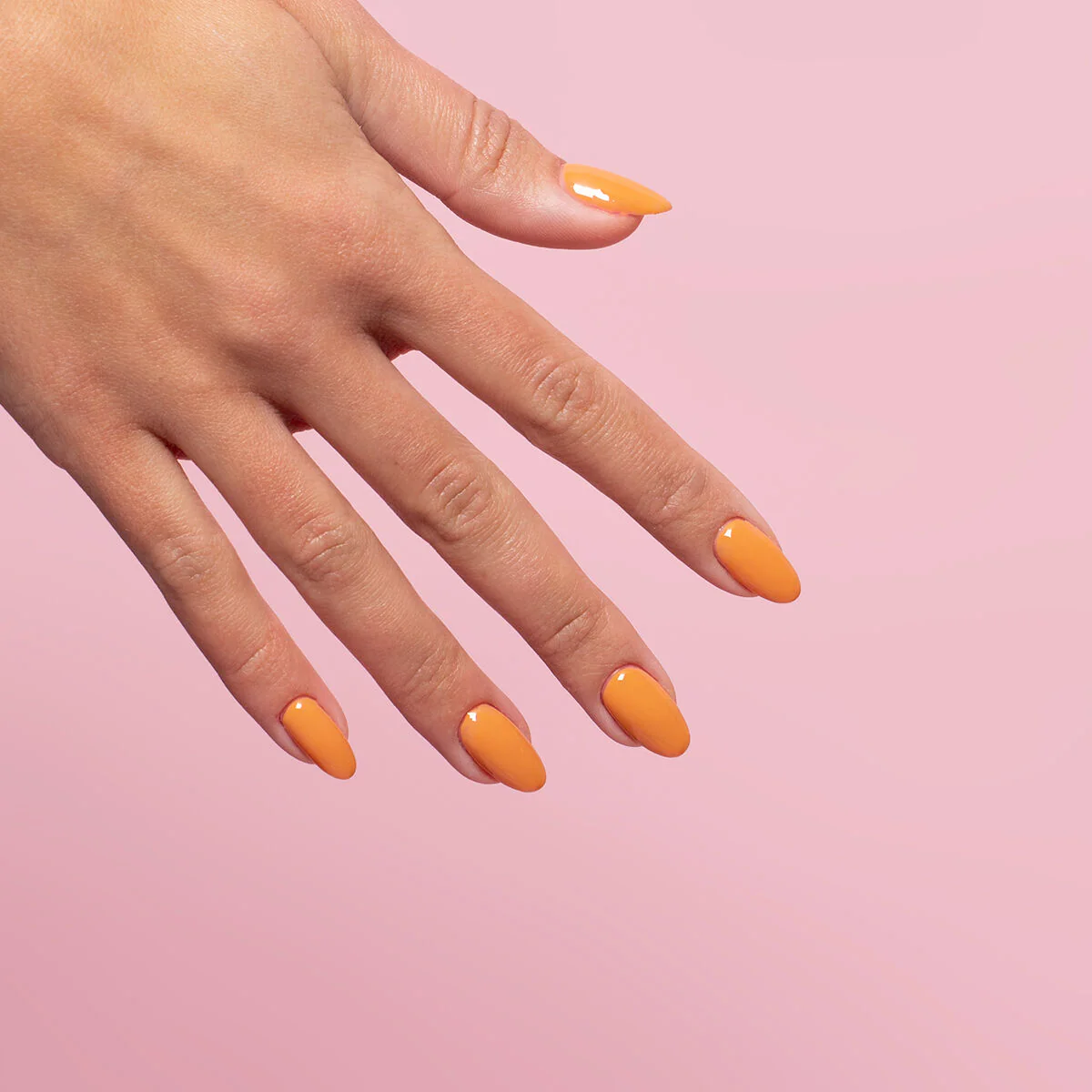 600 Apricot Crush - Semilac Soak Off Gel / Hybrid Nail Polish - Image 4