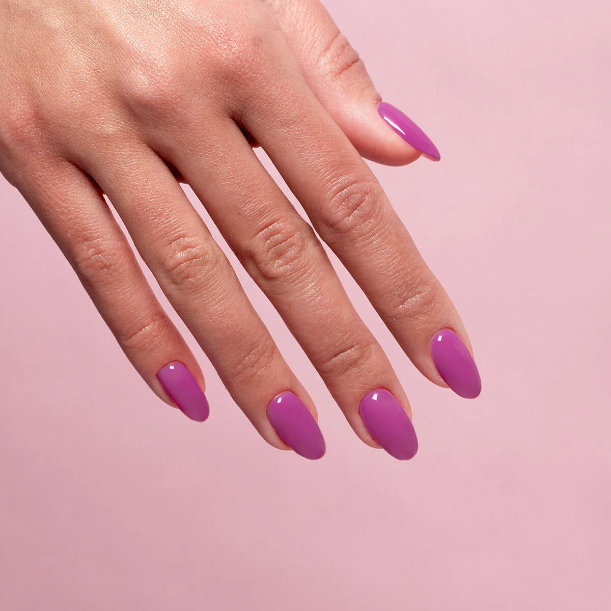 601 Neon Pink Punch - Semilac Soak Off Gel / Hybrid Nail Polish - Image 4