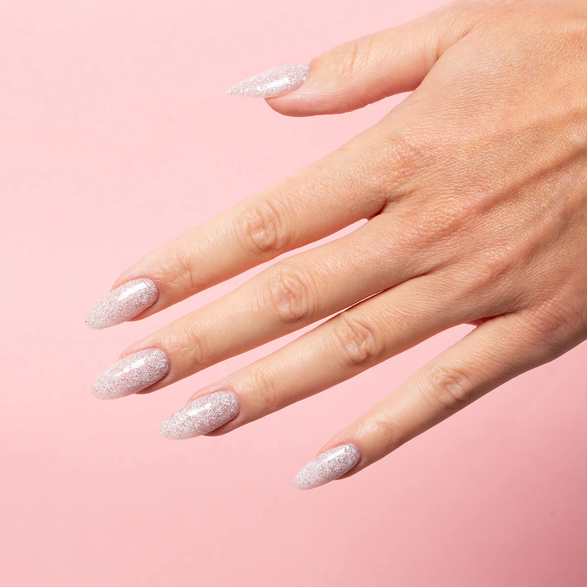 605 White Flash - Semilac Soak Off Gel / Hybrid Nail Polish - Image 3