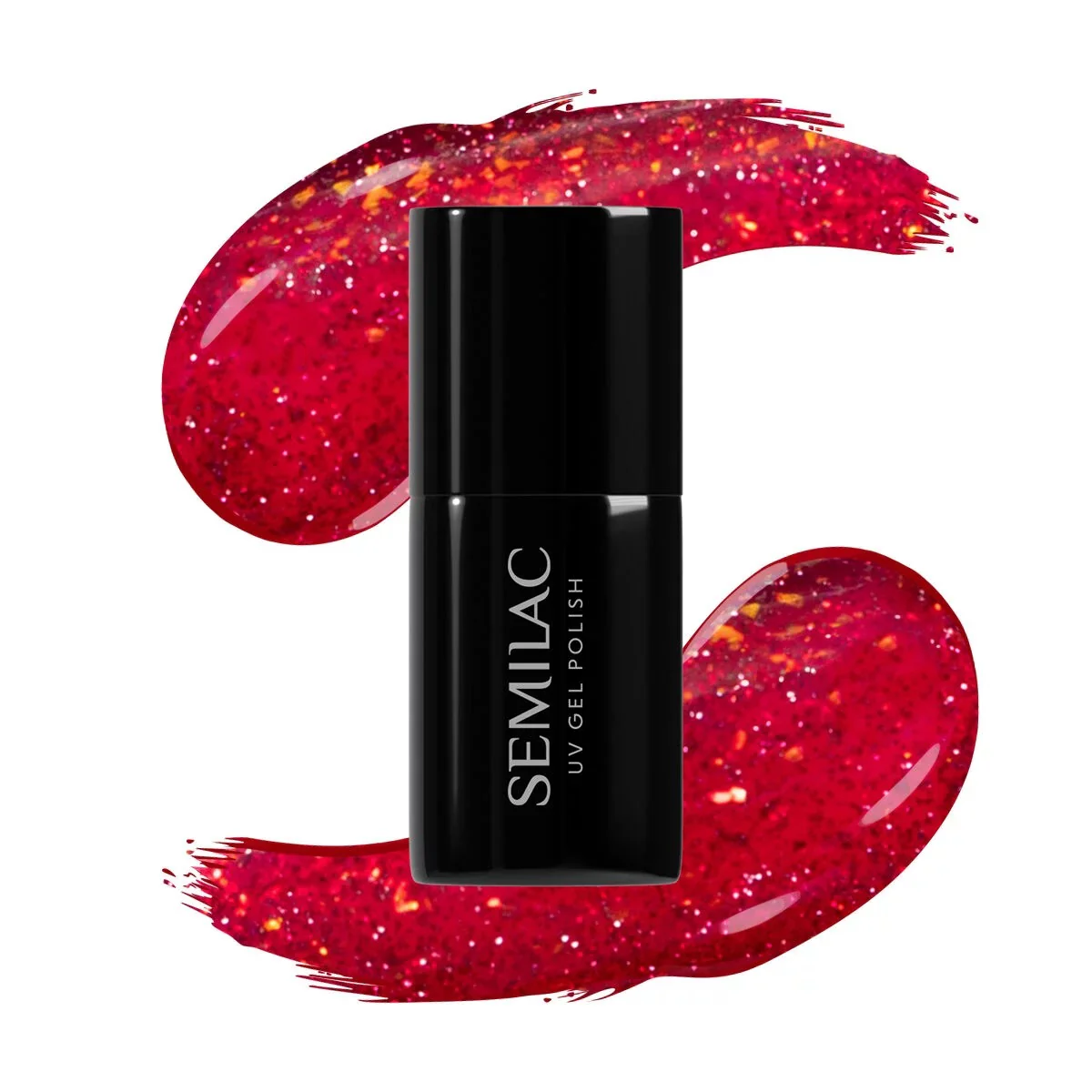 609 Snow Berries - Semilac Soak Off Gel / Hybrid Nail Polish - Image 4