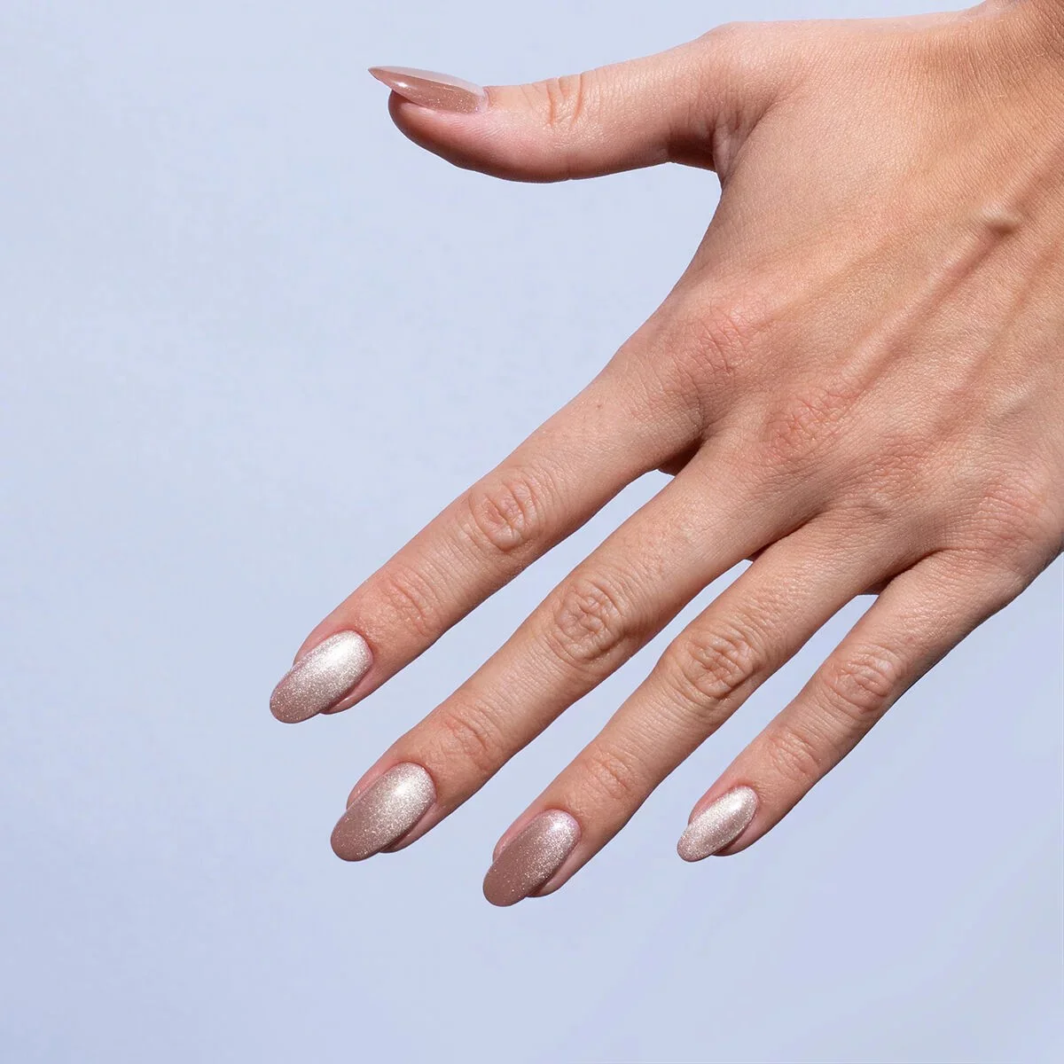 661 Linen Gloss - Semilac Soak Off Gel / Hybrid Nail Polish - Image 3