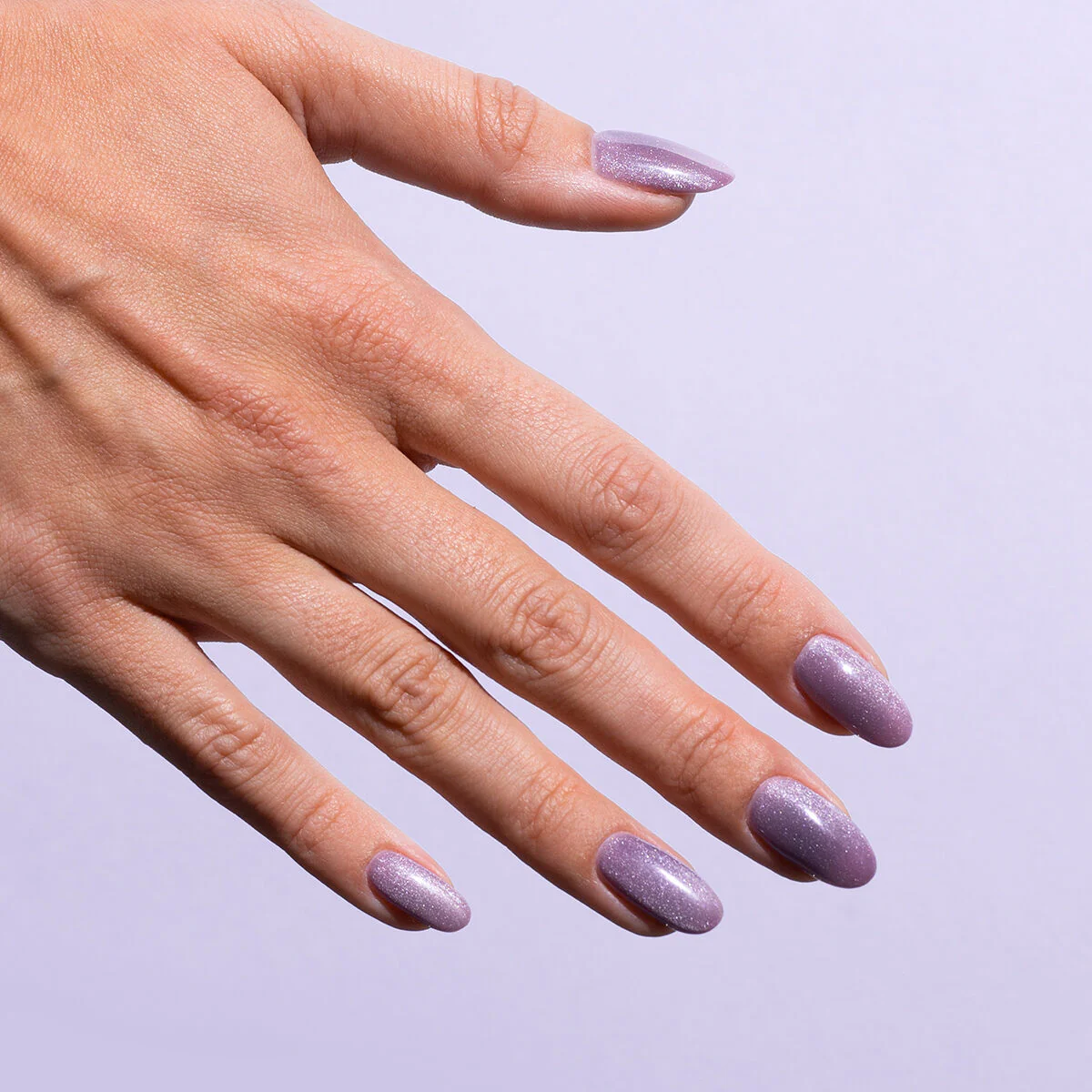 664 Lilac Gloss - Semilac Soak Off Gel / Hybrid Nail Polish - Image 3
