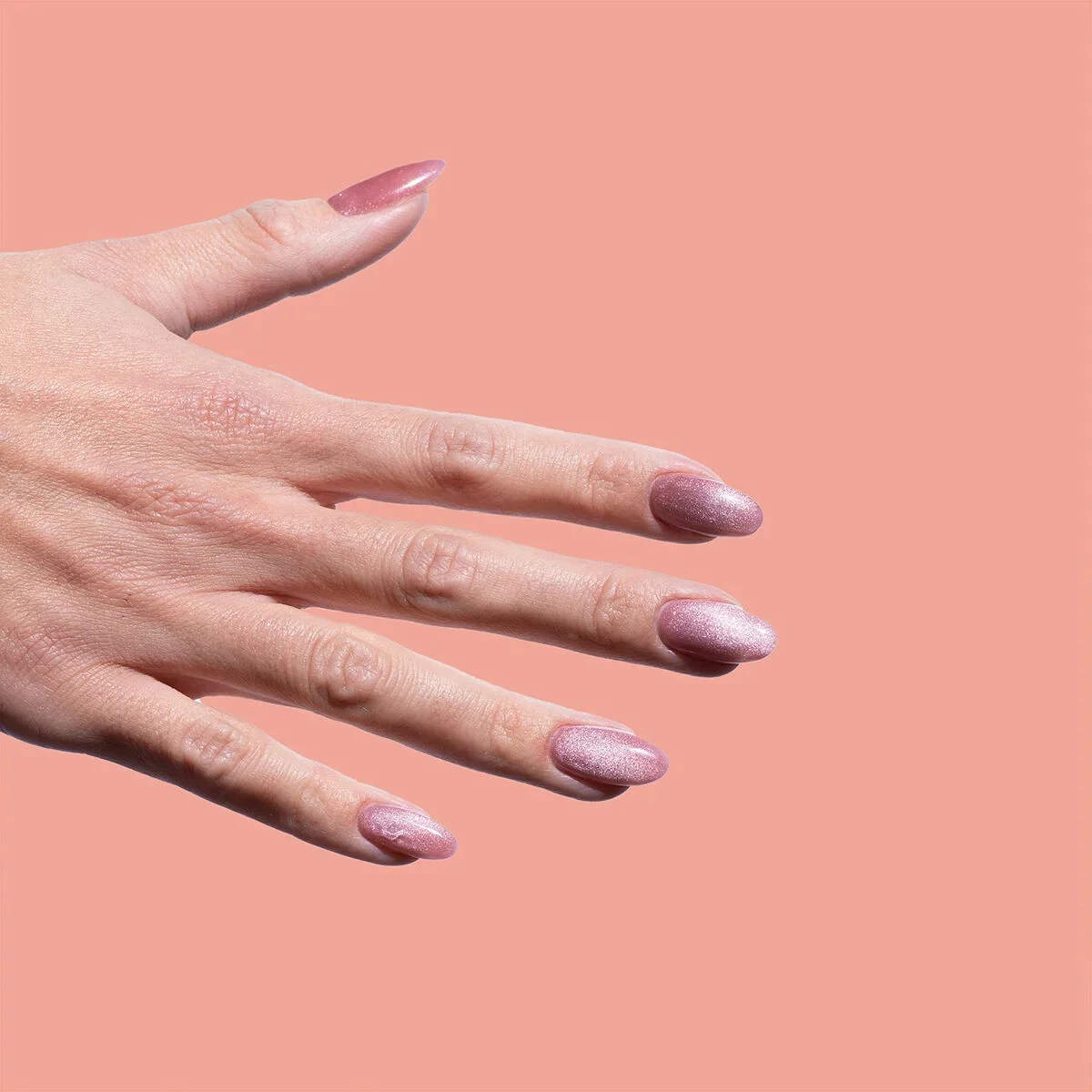 663 Blush Gloss - Semilac Soak Off Gel / Hybrid Nail Polish - Image 4