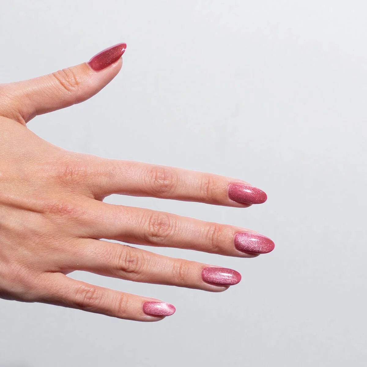 662 Rose Gloss - Semilac Soak Off Gel / Hybrid Nail Polish - Image 4