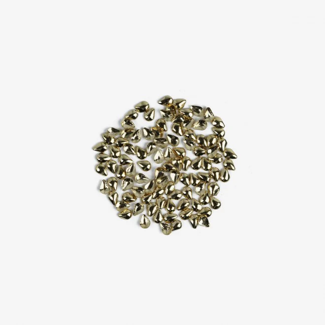 766 SMALL GOLD TEARS  Semilac Nail Art Decorations 100 pcs
