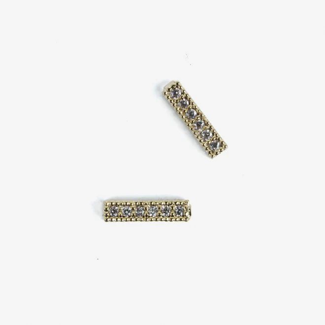 788 GOLD STRAPS  Semilac Nail Art Decorations 2 pcs