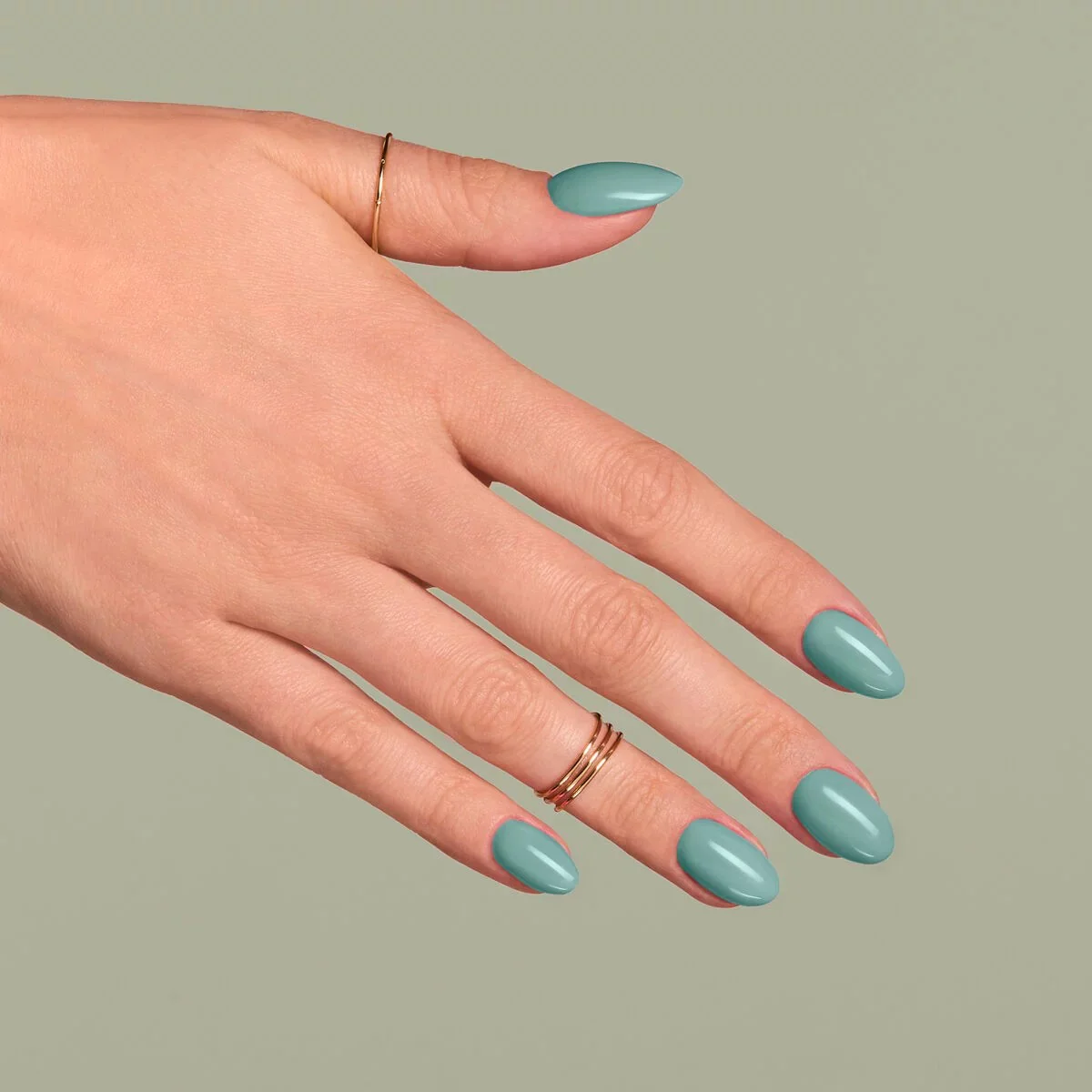 808 PASTEL MINT - Semilac Extend 5in1 Soak Off Gel / Hybrid Nail Polish - Image 3