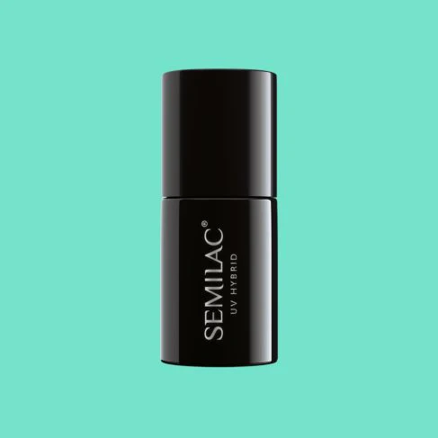 808 PASTEL MINT - Semilac Extend 5in1 Soak Off Gel / Hybrid Nail Polish - Image 4