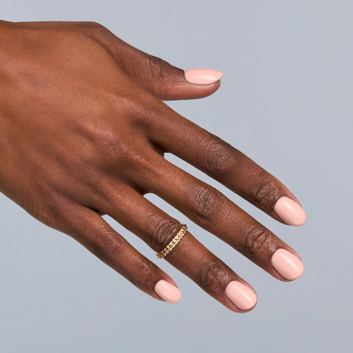 821 Light Peach Extend CARE 5in1 BASE - Semilac Soak Off Gel / Hybrid Nail Polish - Image 3