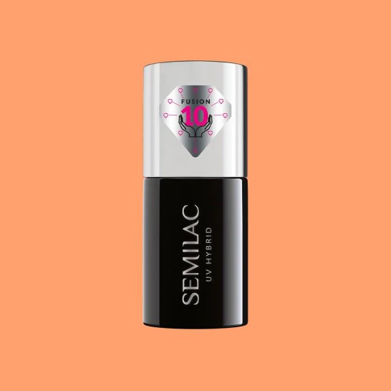 822 JUICY PEACH - Semilac Extend CARE 5in1 Soak Off Gel / Hybrid Nail Polish - Image 3