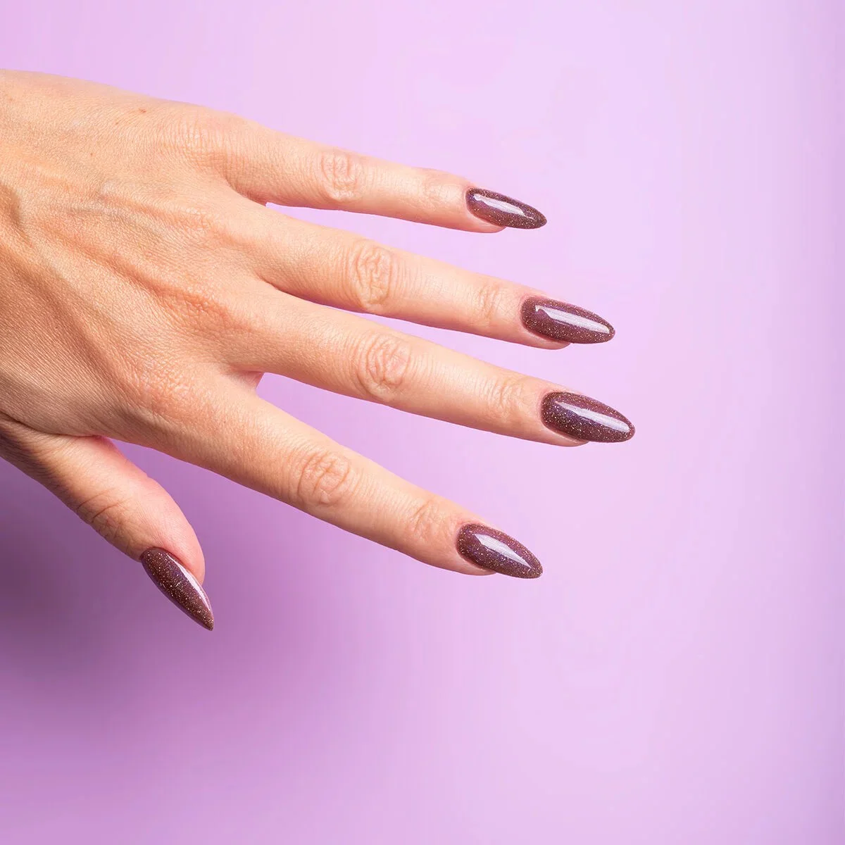 827 AI Brown - Semilac Soak Off Gel / Hybrid Nail Polish - Image 5