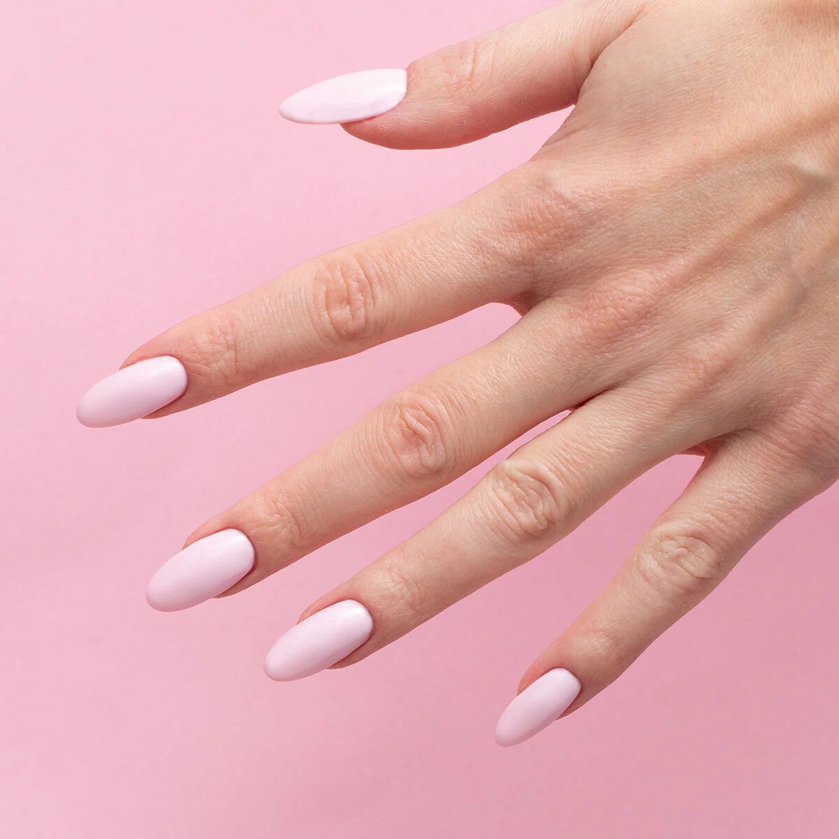 922 Pastel Pink - Semilac Soak Off Gel / Hybrid Nail Polish - Image 4