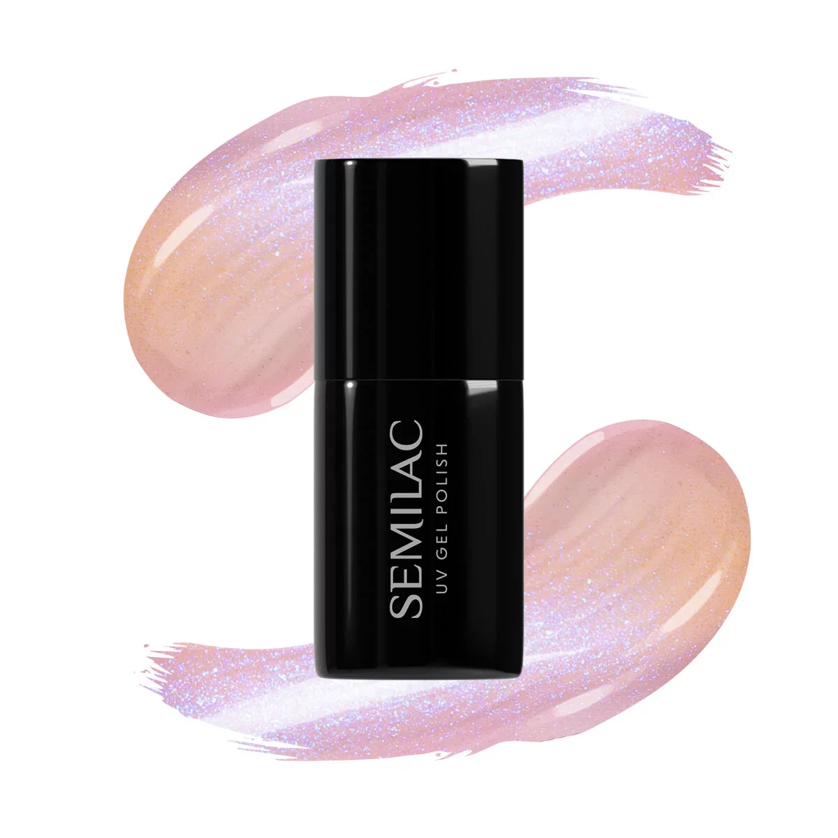 923 Blue Glazed - Semilac Soak Off Gel / Hybrid Nail Polish - Image 4