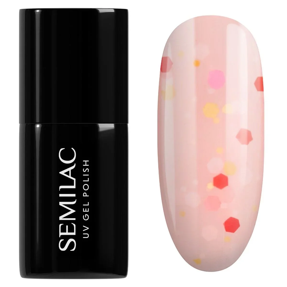 932 Confetti Dance - Semilac Soak Off Gel / Hybrid Nail Polish