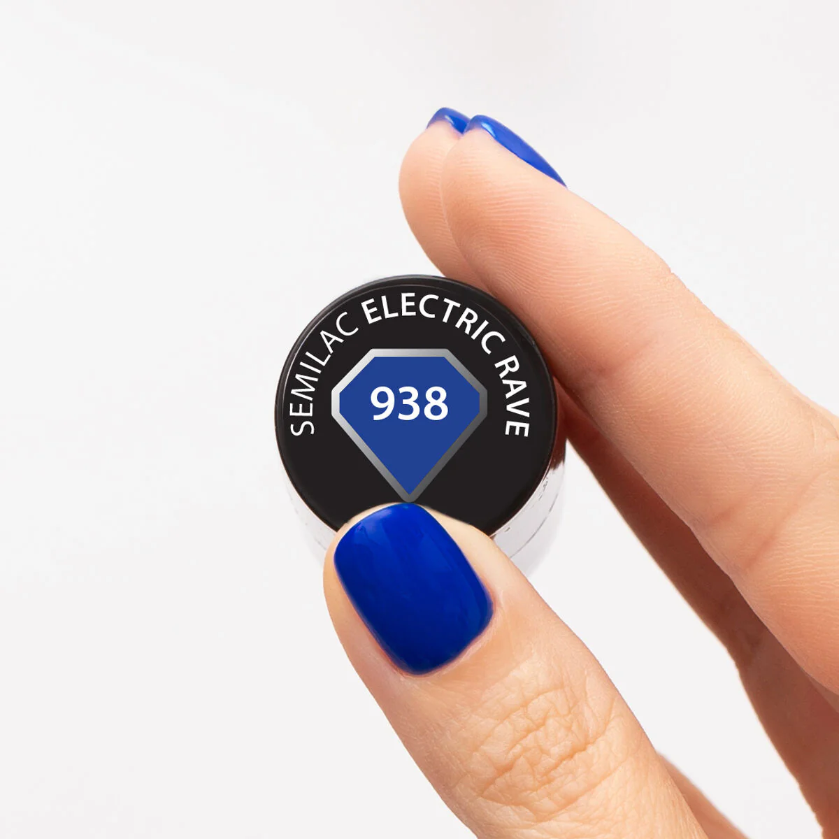 938 Electric Rave - Semilac Soak Off Gel / Hybrid Nail Polish - Image 2