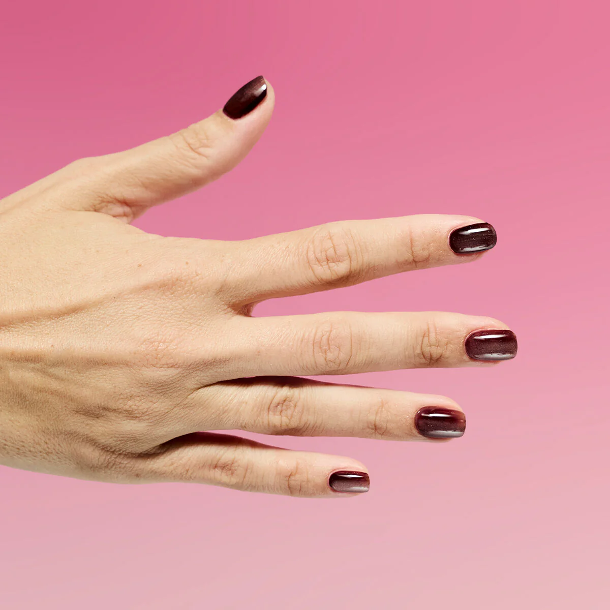 965 Chocolate Gloss  - Semilac Soak Off Gel / Hybrid Nail Polish - Image 4