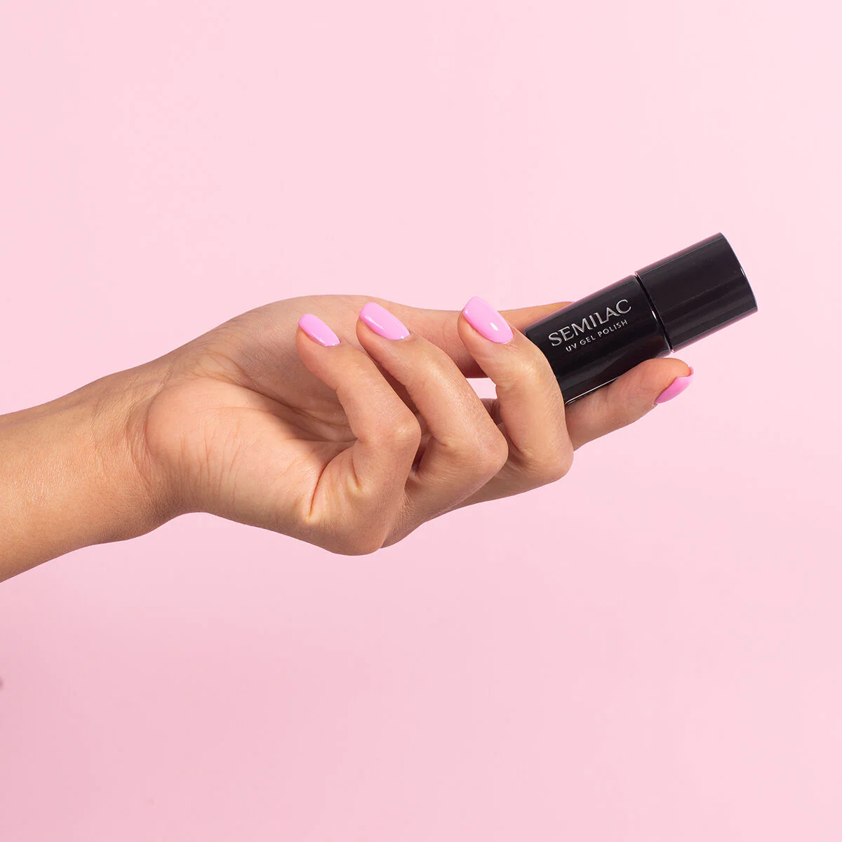 967 Pink Blush - Semilac Soak Off Gel / Hybrid Nail Polish - Image 3