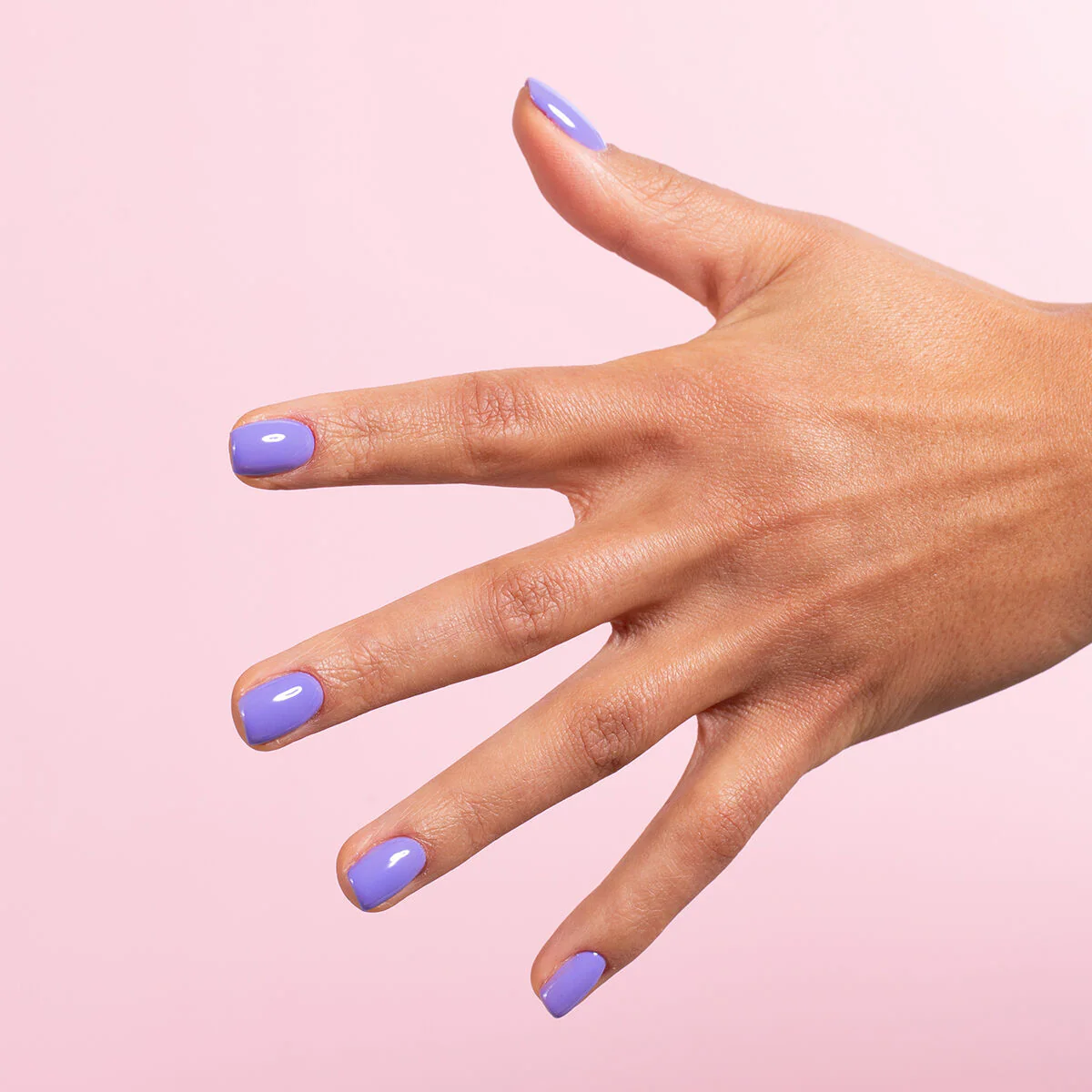 975 Purr-Ple - Semilac Soak Off Gel / Hybrid Nail Polish - Image 3