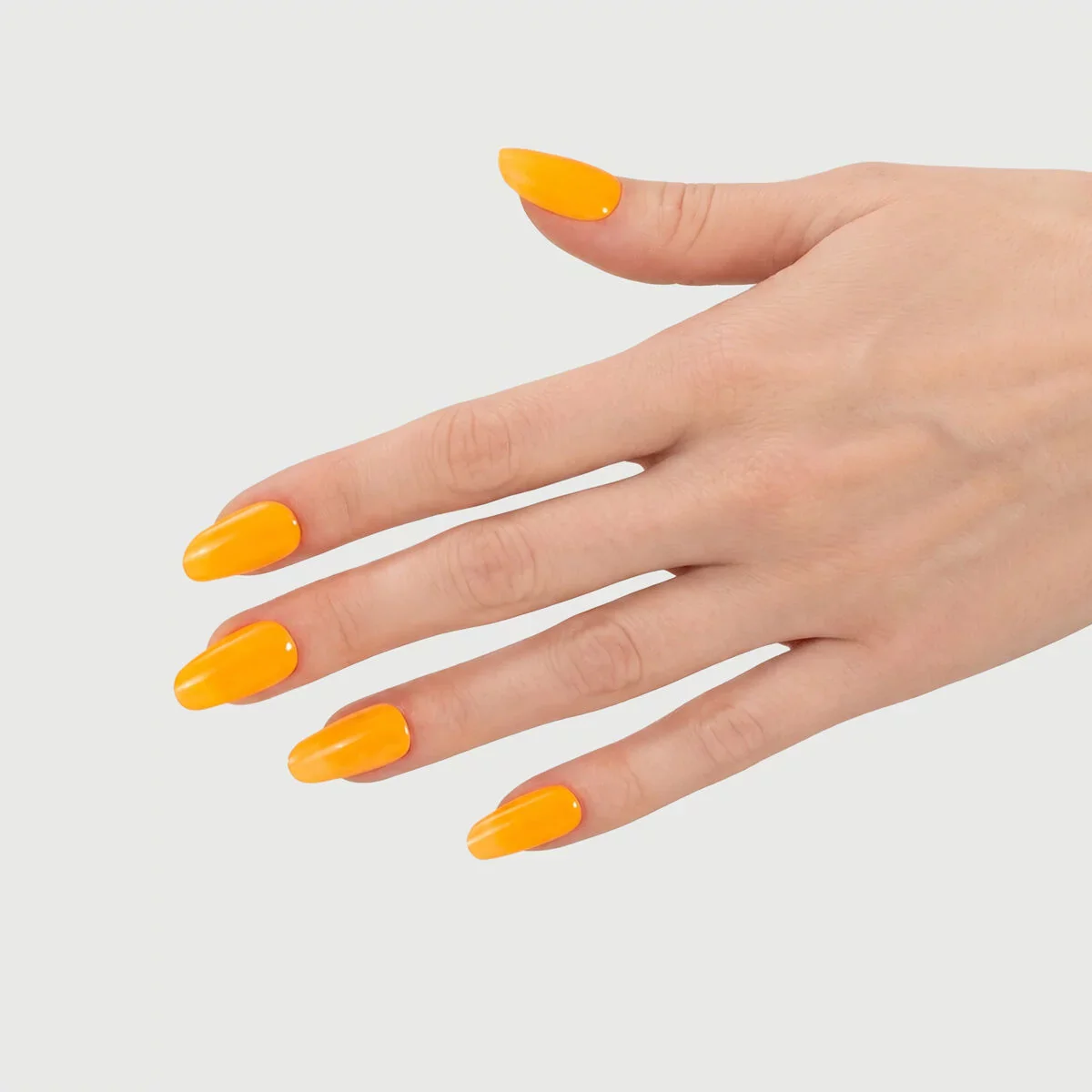 976 Jelly Papaya - Semilac Soak Off Gel / Hybrid Nail Polish - Image 3