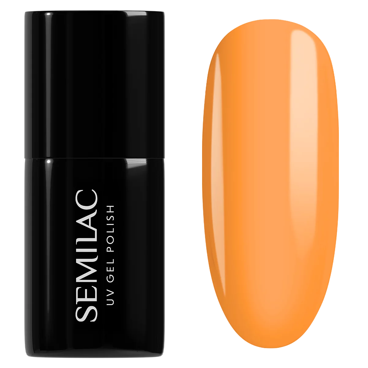 977 Orange Glow - Semilac Soak Off Gel / Hybrid Nail Polish