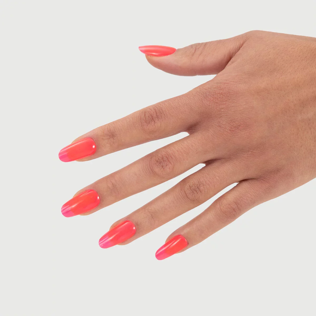 980 Jelly Chili - Semilac Soak Off Gel / Hybrid Nail Polish - Image 3