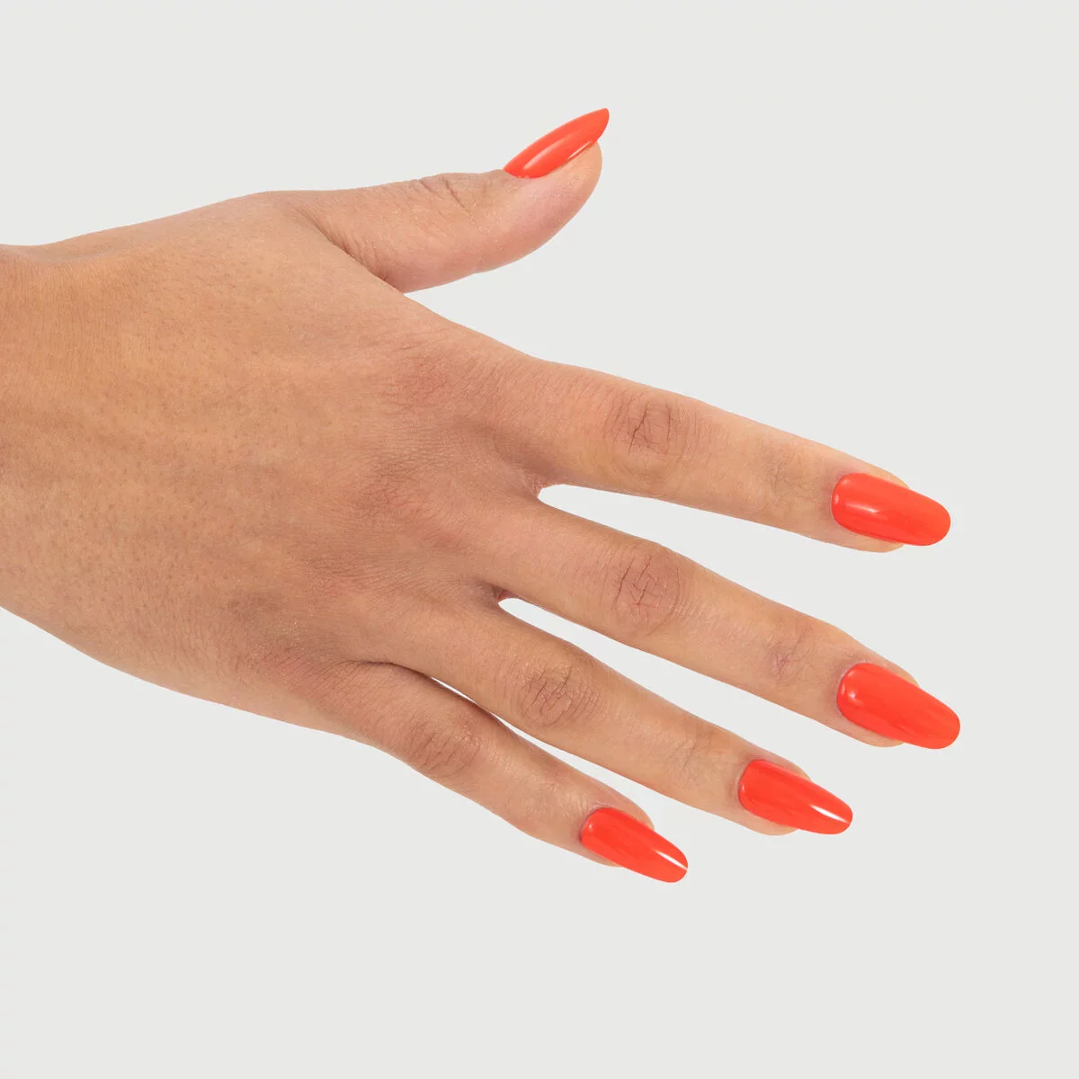 981 Spicy Neon - Semilac Soak Off Gel / Hybrid Nail Polish - Image 3