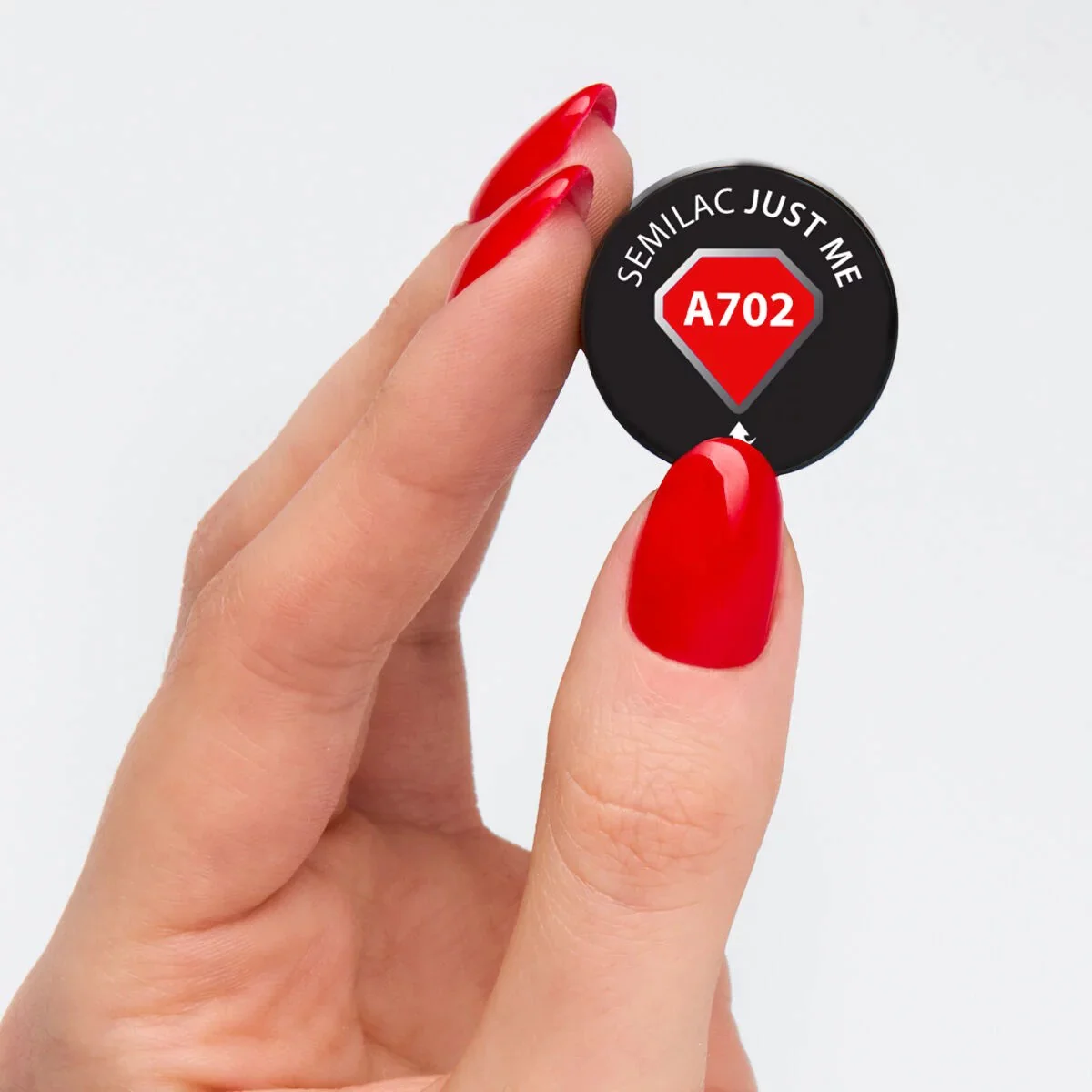 A702 Just Me - Semilac Soak Off Gel / Hybrid Nail Polish - Image 3