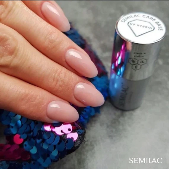 CARE BASE - Semilac Soak Off Gel / Hybrid Nail Polish BASE 11 ML - Image 4