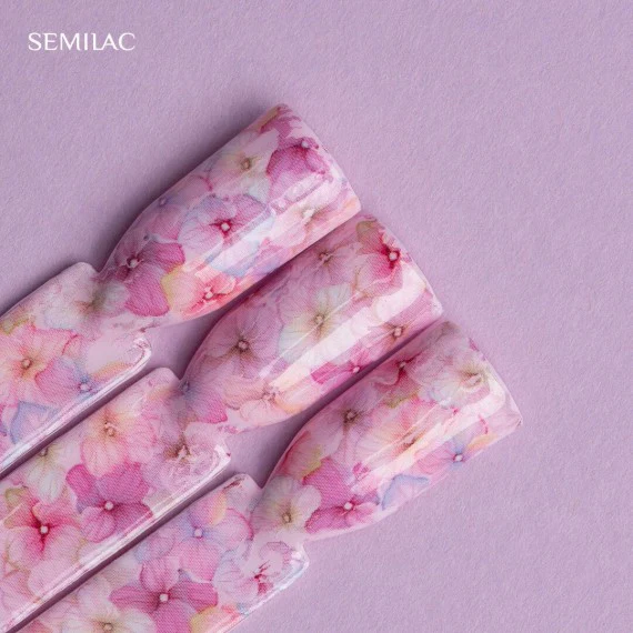 28 FLOWERS Semilac Nail Transfer Foil - Image 2